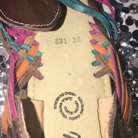 NWT Mexican Leather Sandals/Huaraches - Picture 7 of 8